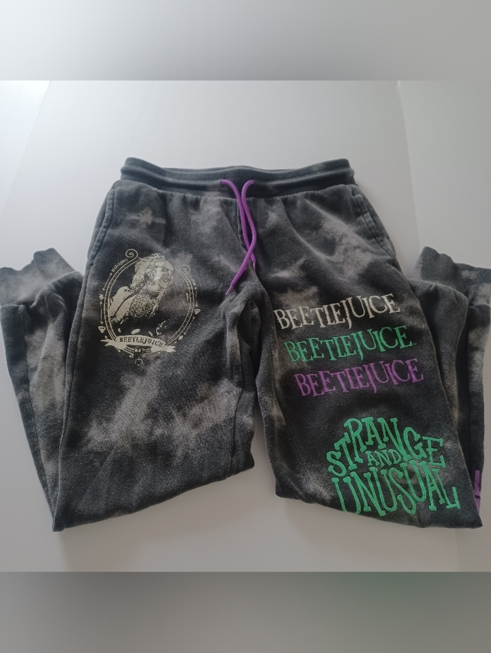 Beetlejuice Tie Dye Sweatpants Sz S